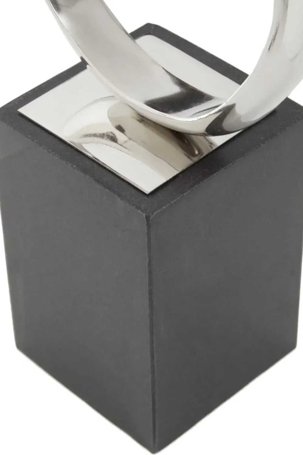 Table Top|Abstract^Statues & Sculptures Celestial Loop 46cm Silver Metal Indoor Sculpture