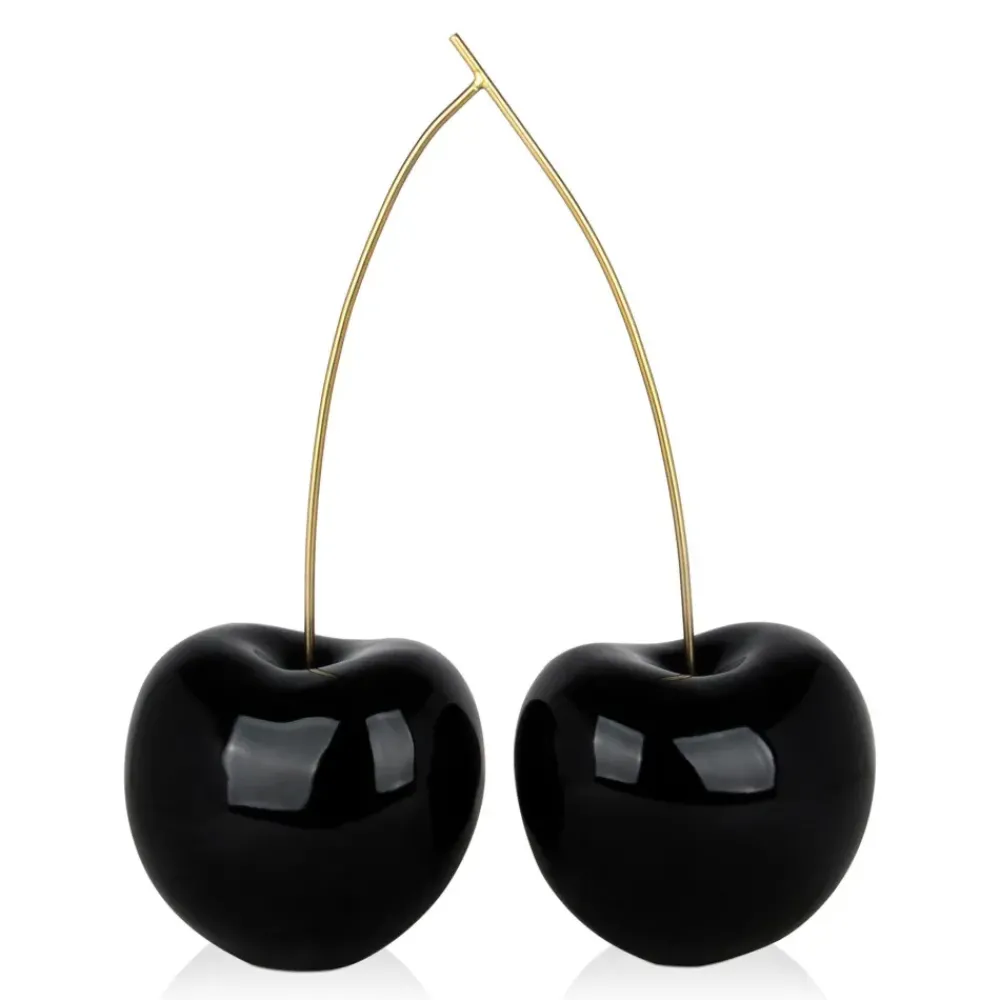 Table Top|Contemporary^Statues & Sculptures Cherry Fusion 55cm Black Resin Indoor Sculpture
