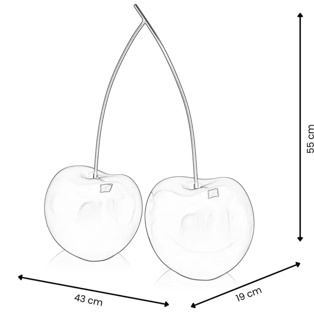 Table Top|Contemporary^Statues & Sculptures Cherry Fusion 55cm Black Resin Indoor Sculpture