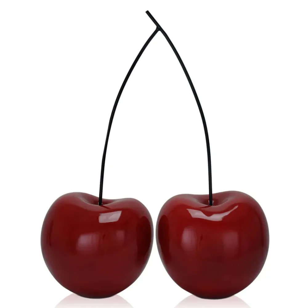 Table Top|Contemporary^Statues & Sculptures Cherry Fusion 55cm Red Resin Indoor Sculpture