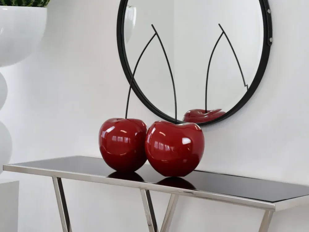 Table Top|Contemporary^Statues & Sculptures Cherry Fusion 55cm Red Resin Indoor Sculpture