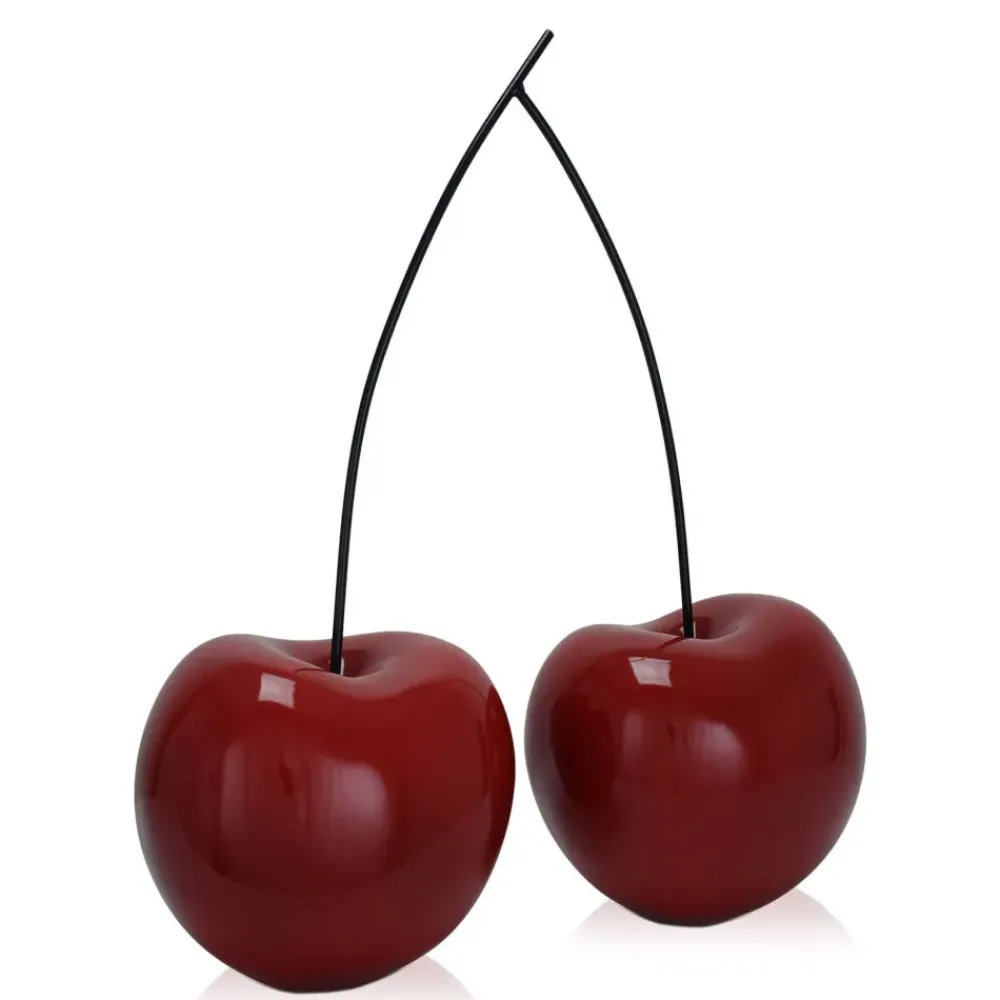 Table Top|Contemporary^Statues & Sculptures Cherry Fusion 55cm Red Resin Indoor Sculpture