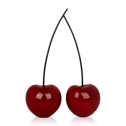 Table Top|Contemporary^Statues & Sculptures Cherry Fusion 43cm Red Resin Indoor Sculpture
