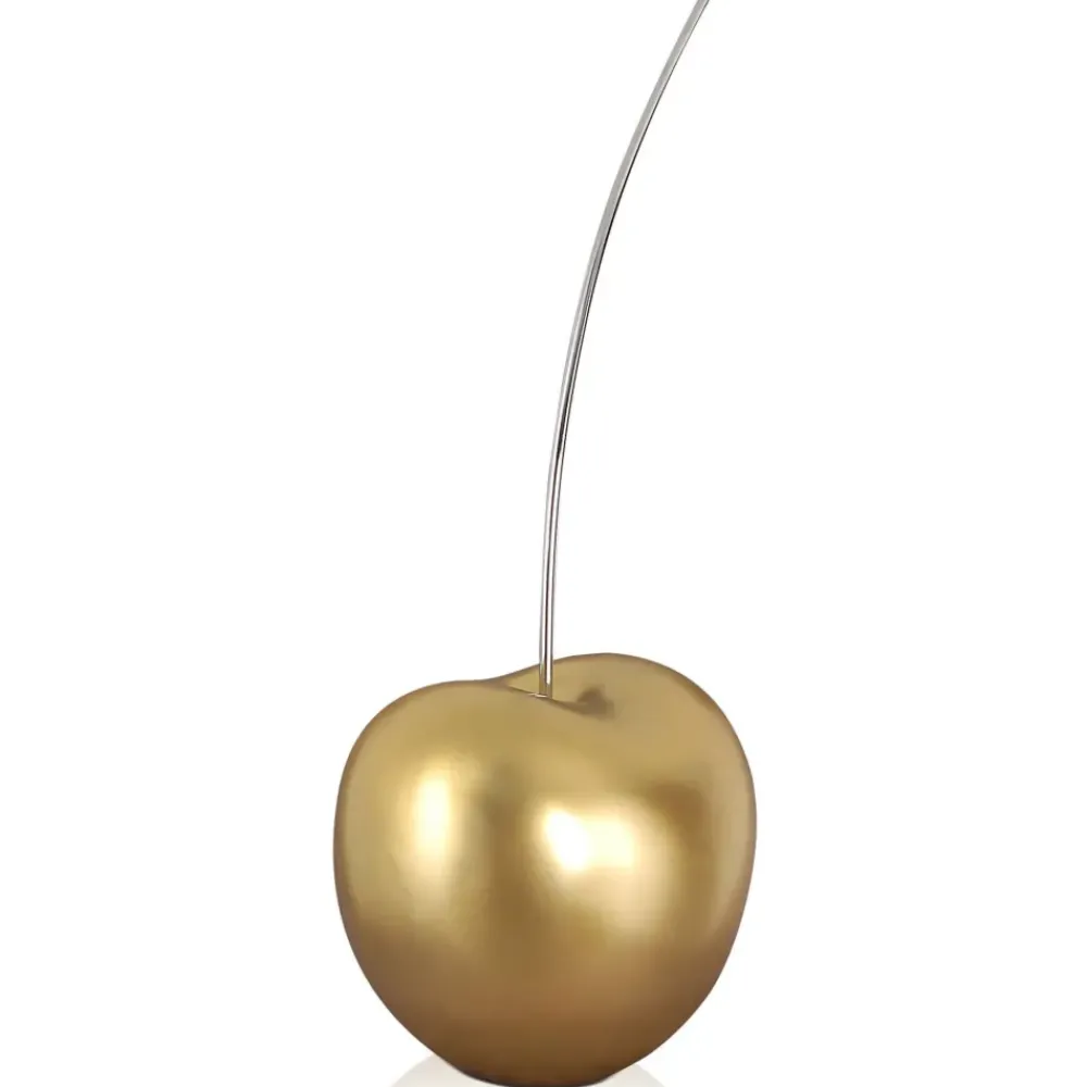 Table Top|Contemporary^Statues & Sculptures Cherry Pop 66cm Gold Resin Indoor Sculpture