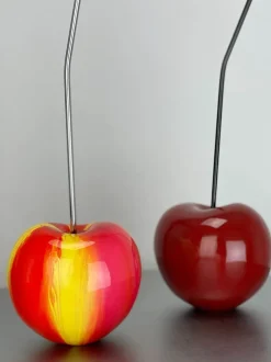 Table Top|Contemporary^Statues & Sculptures Cherry Pop 44cm Red Resin Indoor Sculpture