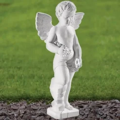 Cherub^Statues & Sculptures Cherub 61cm Marble Resin Garden Statue