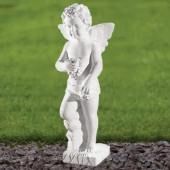 Cherub^Statues & Sculptures Cherub 44cm Marble Resin Garden Statue