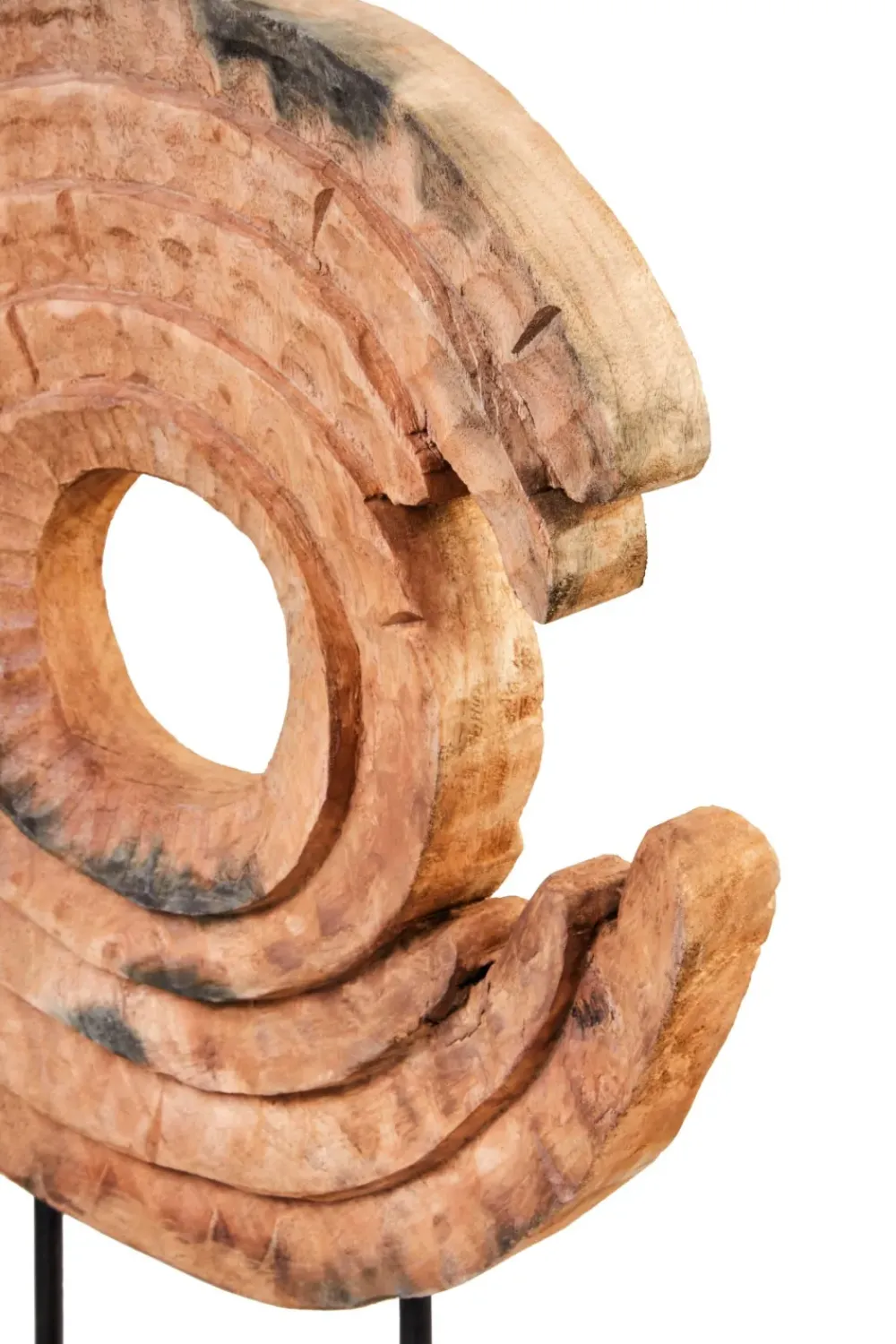 Table Top|Abstract^Statues & Sculptures Circular Dance 48cm Wood Indoor Sculpture