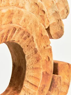 Table Top|Abstract^Statues & Sculptures Circular Dance 48cm Wood Indoor Sculpture