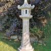 Pagodas^Statues & Sculptures Classic Candle Japanese Pagoda Lantern Stone Garden Ornament