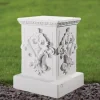 Plinths & Pedestals^Statues & Sculptures Classic 33cm Marble Resin Garden Pedestal