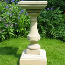 Plinths & Pedestals|Garden Sundials^Statues & Sculptures Classic Square 73cm Stone Sundial Pedestal