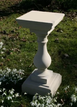 Plinths & Pedestals|Garden Sundials^Statues & Sculptures Classic Square 72cm Stone Sundial Pedestal