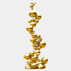 Giant|Floor Standing^Statues & Sculptures Cosmic Bubbles 226cm Gold Metal Garden Sculpture