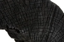 Table Top|Abstract^Statues & Sculptures Cosmic Loop 43cm Black Wood Indoor Sculpture