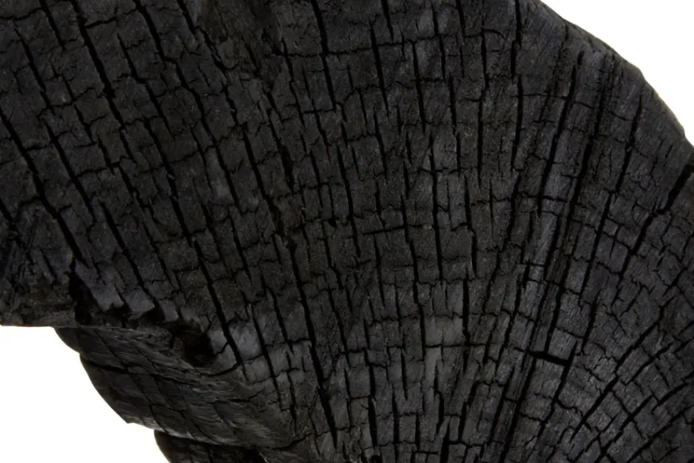 Table Top|Abstract^Statues & Sculptures Cosmic Loop 43cm Black Wood Indoor Sculpture