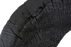 Table Top|Abstract^Statues & Sculptures Cosmic Loop 43cm Black Wood Indoor Sculpture