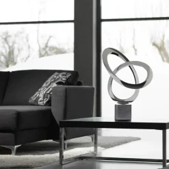 Contemporary|Contemporary^Statues & Sculptures Cosmos 58cm Metal Stainless Steel Indoor Sculpture