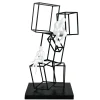 Table Top|Contemporary^Statues & Sculptures Creative Thinker 47cm Metal Indoor Sculpture