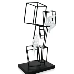 Table Top|Contemporary^Statues & Sculptures Creative Thinker 47cm Metal Indoor Sculpture