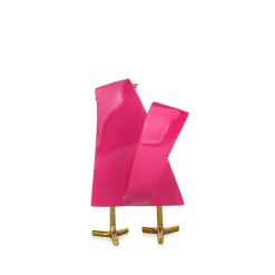 Table Top|Animals^Statues & Sculptures Cubic Bird 14cm Magenta Resin Indoor Sculpture