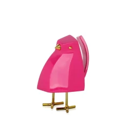 Table Top|Animals^Statues & Sculptures Cubic Bird 14cm Magenta Resin Indoor Sculpture