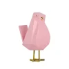 Animals|Contemporary^Statues & Sculptures Cubic Bird 18cm Rosa Pink Resin Indoor Sculpture