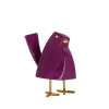 Table Top|Animals^Statues & Sculptures Cubic Bird 14cm Violet Resin Indoor Sculpture