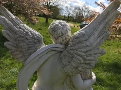 Angel|Roman^Statues & Sculptures Cupid & Psyche 197cm Marble Garden Statue