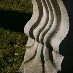 Stone Benches^Statues & Sculptures Curved Ivy Stone Garden Bench