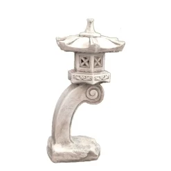 Pagodas^Statues & Sculptures Curved Japanese Pagoda Antique Stone Garden Ornament