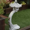 Pagodas^Statues & Sculptures Curved Japanese Pagoda Stone Garden Ornament