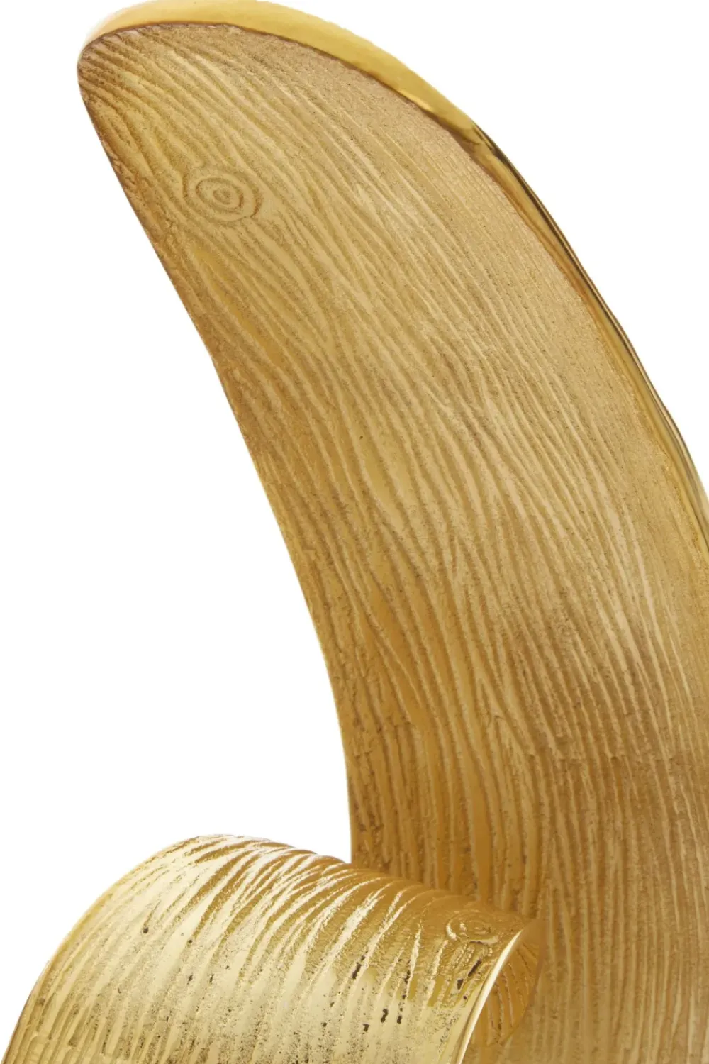 Table Top|Abstract^Statues & Sculptures Curved Reflection 50cm Gold Metal Indoor Sculpture