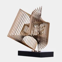 Table Top|Abstract^Statues & Sculptures Cyber Book 46cm Copper Metal Indoor Sculpture