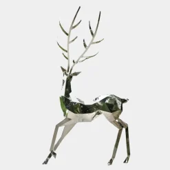 Wildlife|Stags & Deers^Statues & Sculptures Deer 258cm Geometric Metal Garden Sculpture
