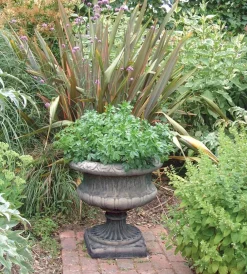 Large|Round^Statues & Sculptures Derbyshire Vase Stone Garden Planter