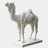 Wildlife|Modern^Statues & Sculptures Desert Camel 160cm White Marble Garden Statue v4