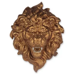 Wall Art|Animals^Statues & Sculptures Desert Lion 49cm Bronze Resin Wall Sculpture