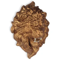 Wall Art|Animals^Statues & Sculptures Desert Lion 49cm Bronze Resin Wall Sculpture