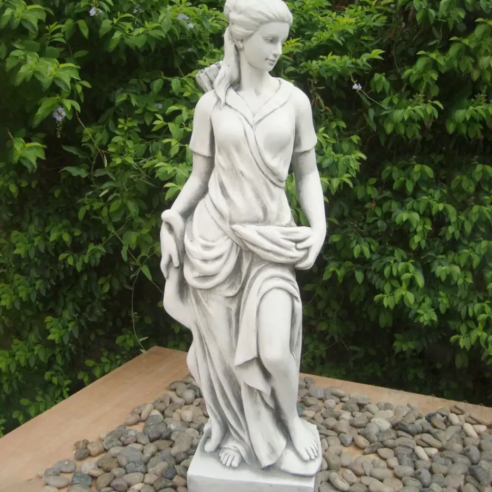 Roman^Statues & Sculptures Diana the Huntress 85cm Stone Resin Garden Statue