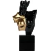 Figurative|Table Top^Statues & Sculptures Divided Diva 50cm Black Resin Indoor Sculpture