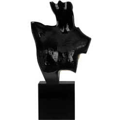 Figurative|Table Top^Statues & Sculptures Divided Diva 50cm Black Resin Indoor Sculpture