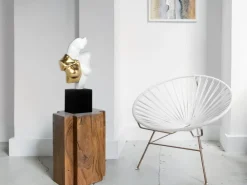 Figurative|Table Top^Statues & Sculptures Divided Diva 50cm White Resin Indoor Sculpture