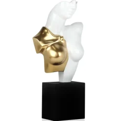 Figurative|Table Top^Statues & Sculptures Divided Diva 50cm White Resin Indoor Sculpture