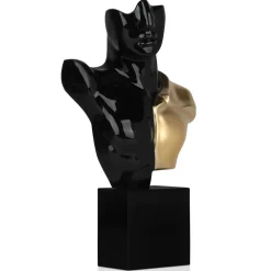 Figurative|Table Top^Statues & Sculptures Divided Titan 52cm Black Resin Indoor Sculpture