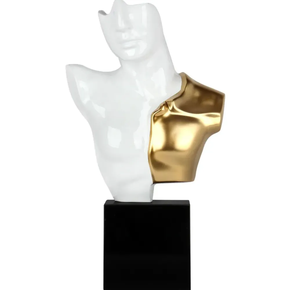 Figurative|Table Top^Statues & Sculptures Divided Titan 52cm White Resin Indoor Sculpture