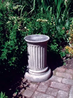 Plinths & Pedestals^Statues & Sculptures Doric Column 49cm Stone Garden Pedestal