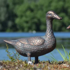 Ducks^Statues & Sculptures Ducks Aged Bronze Garden Ornaments