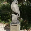 Eagles|Modern^Statues & Sculptures Eagle on Plain Pedestal Modern Stone Garden Statue