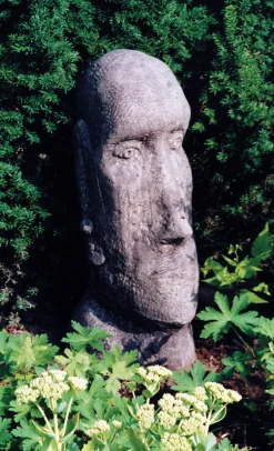 Easter Island Heads^Statues & Sculptures Easter Island Head Stone Garden Ornament